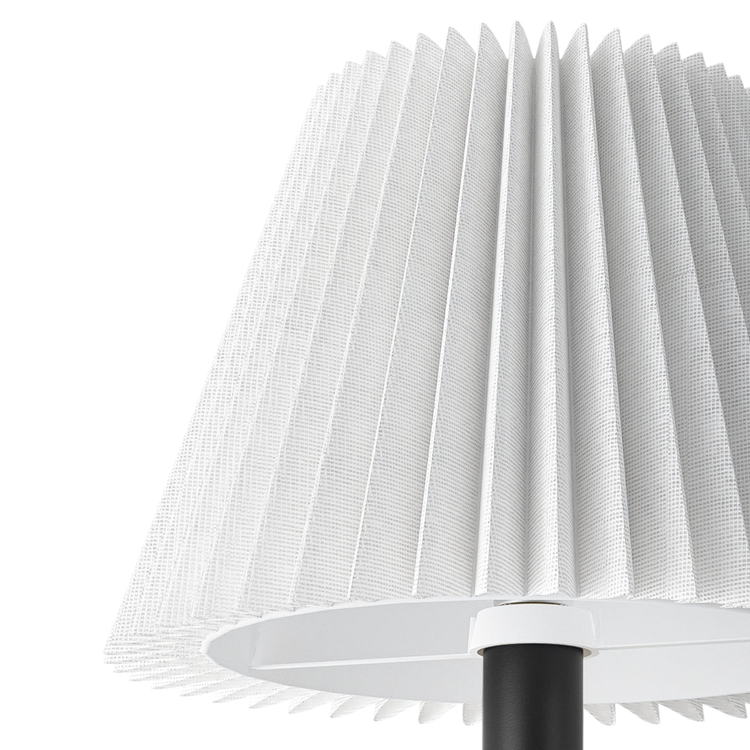 Twilight Brass Armed Sconce With White Linen Shade #39006