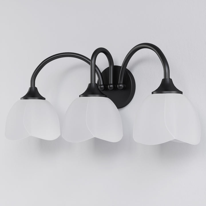 23.6''W 3-Light Dimmable Vanity Light with Opal Glass #39014