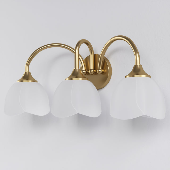 23.6''W 3-Light Dimmable Vanity Light with Opal Glass #39014