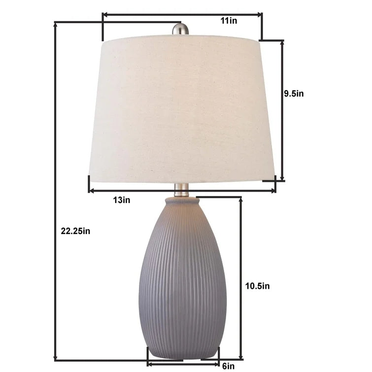 Maxax Ceramic Table Lamp (Set of 2)