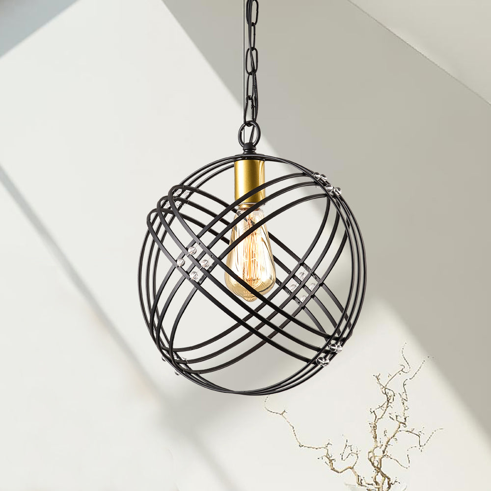 Maxax 1 - Light Unique Statement Globe Pendant #MX19043-1-P