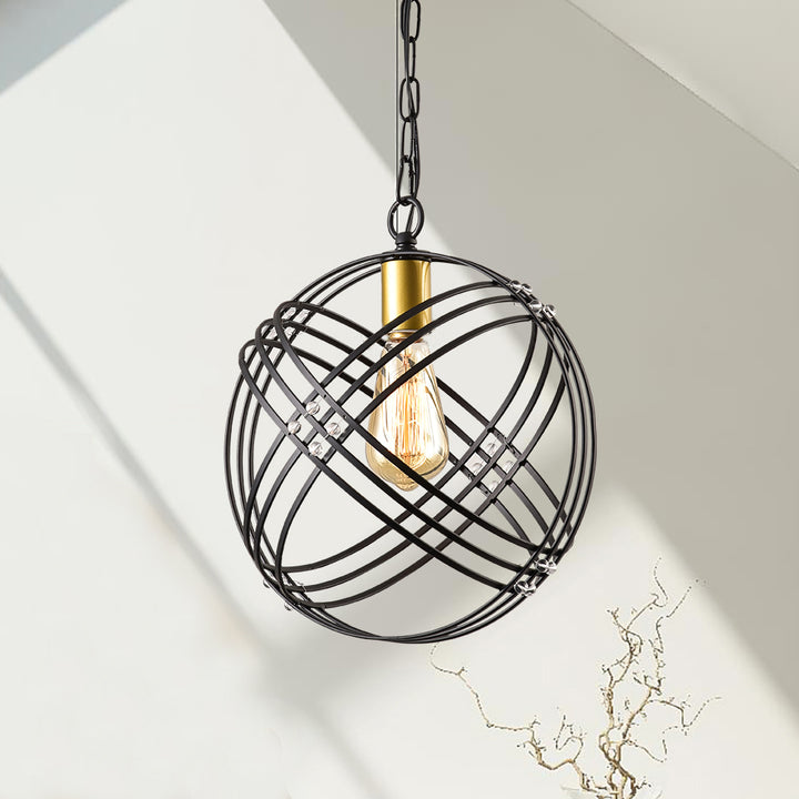 Maxax 1 - Light Unique Statement Globe Pendant #MX19043-1-P