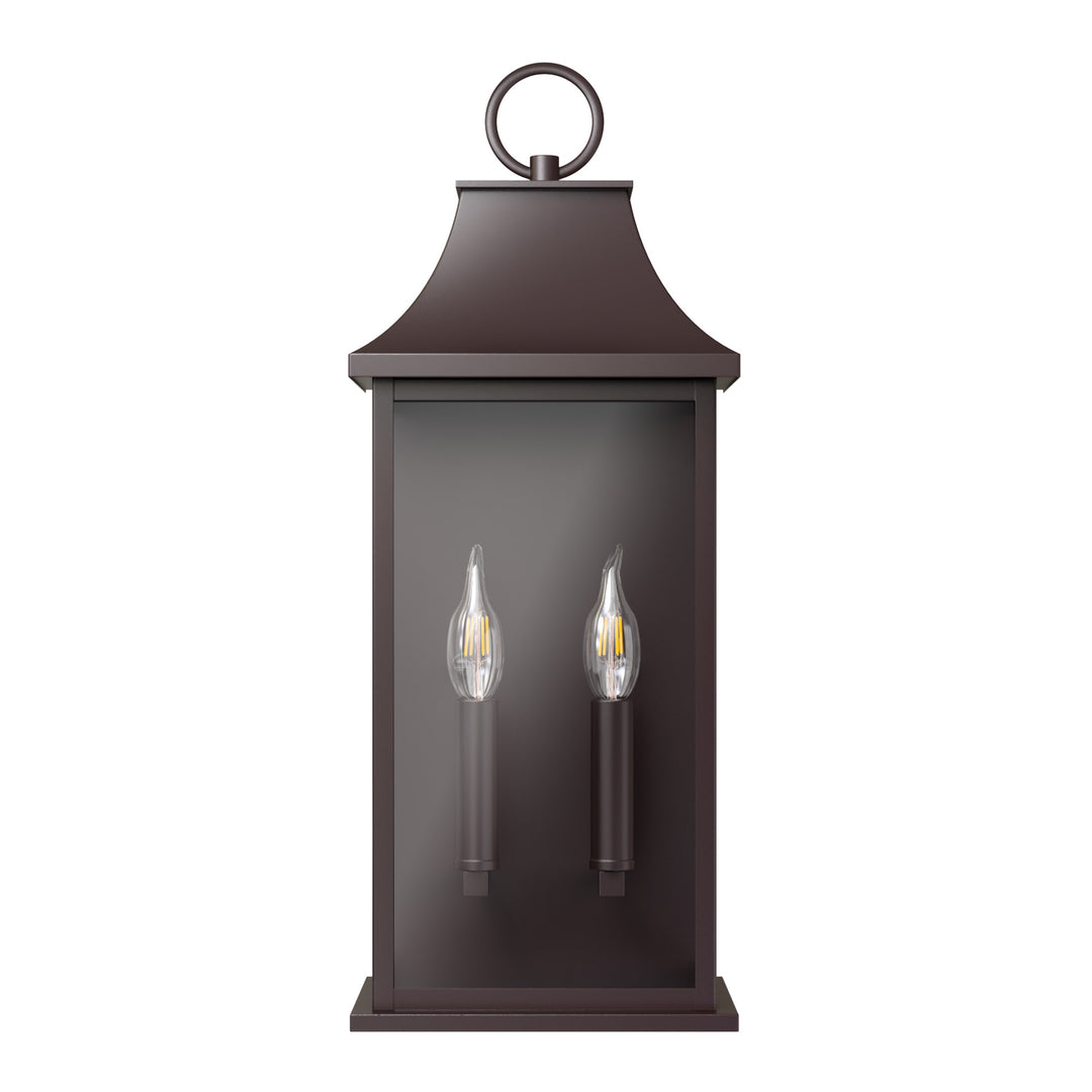 Maxax Dusk to Dawn Outdoor Wall Lights 3-Light, Oil Rubbed Bronze Exterior Lighting Fixtures, 25" Large Outdoor Wall Sconce, Waterproof Outside Wall Lantern for Porch Patio Garage #7076-3BR