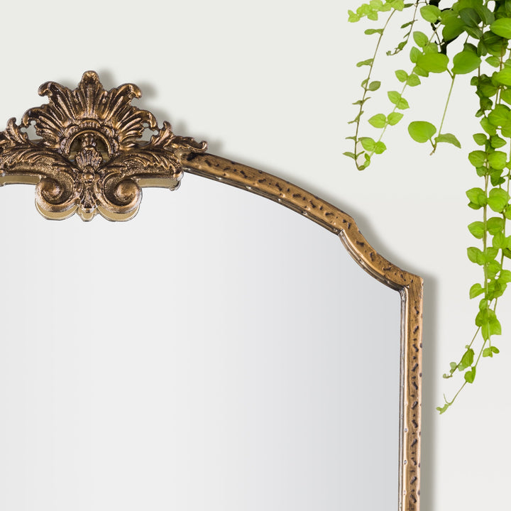 Opulence Vintage Style Metal Flat Decorative Wall Mirror #31003