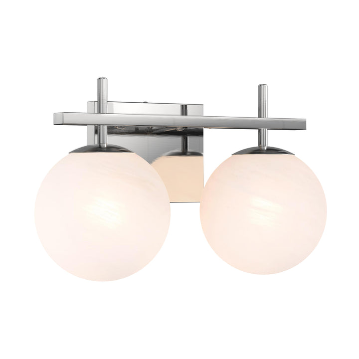 Nimbus Bathroom Vanity Light With Round Shape Cloud Glass Shade #29015