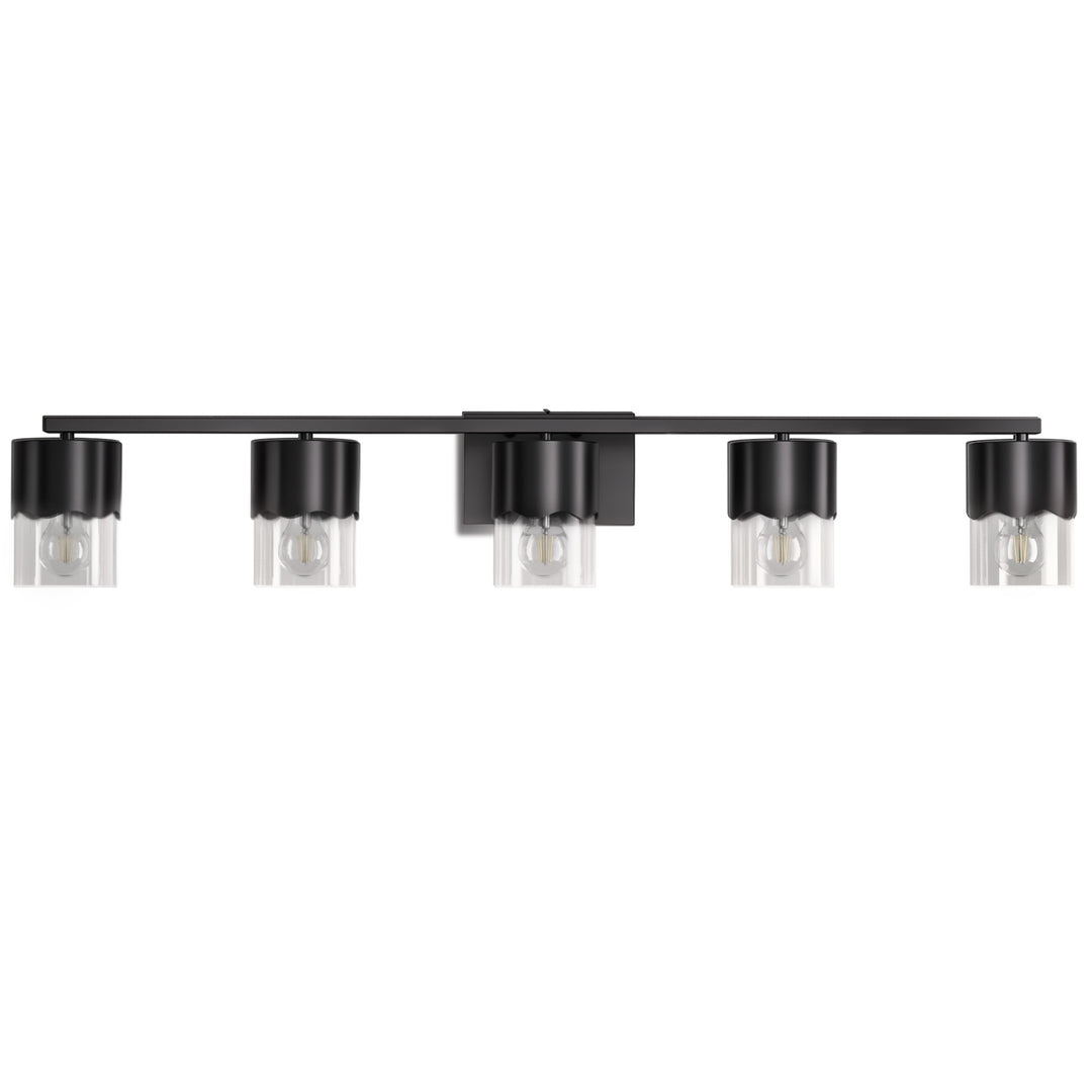 Lumin 3-light Dimmable Vanity Light With Scalloped Metal Shade