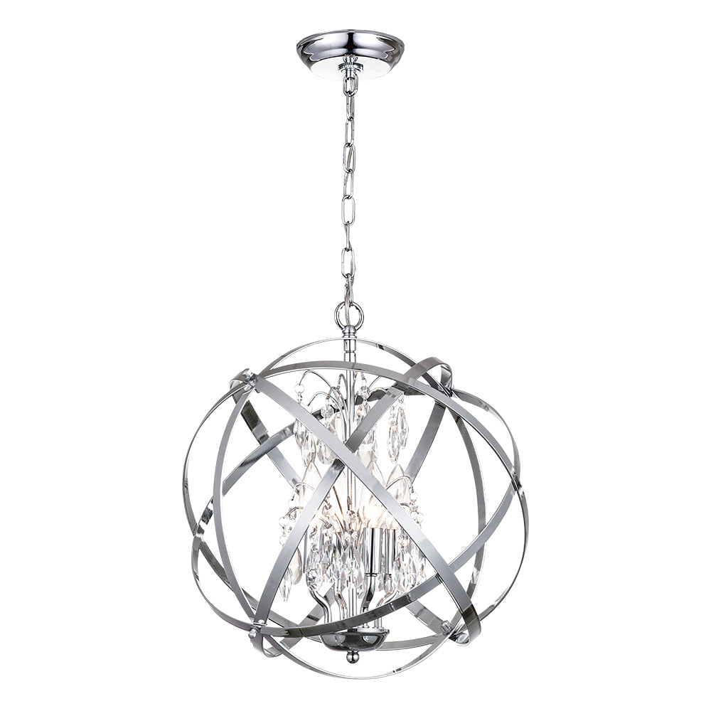 Maxax 4 - Light Dimmable Globe Chandelier #MX19026