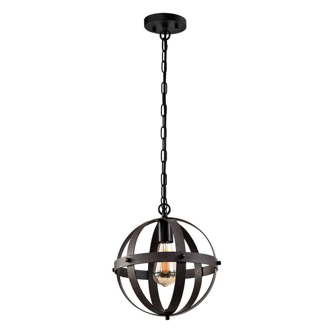 Maxax 1 - Light Single Black Pendant Light Kitchen #MX21019-1WD