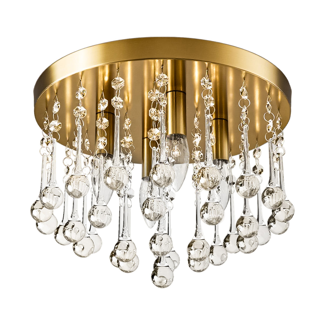 Maxax 4 - Light 11.8in Crystal Pendant Ceiling Lamp #MX19067