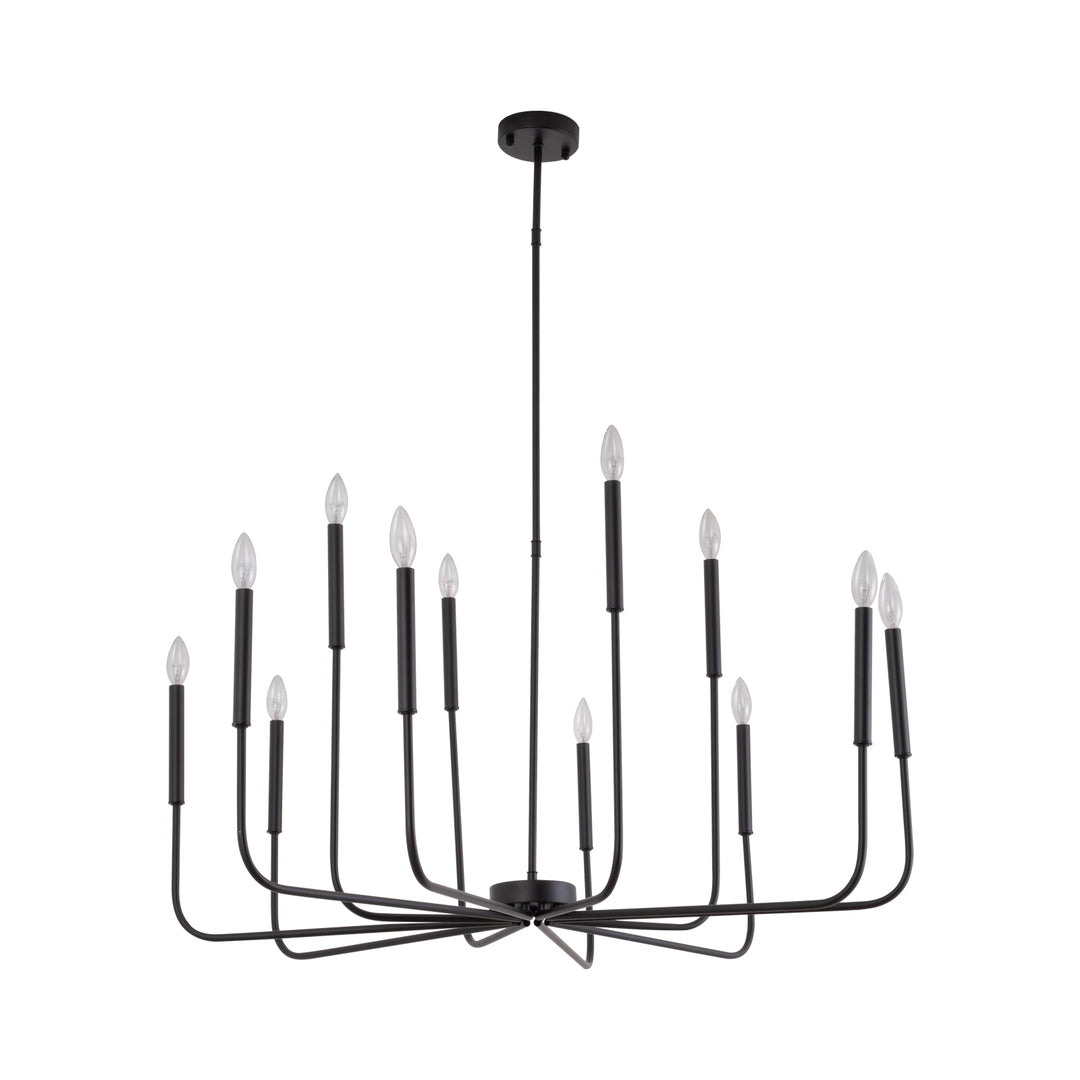 12 - Light Iron Dimmable Classic / Traditional Chandelier