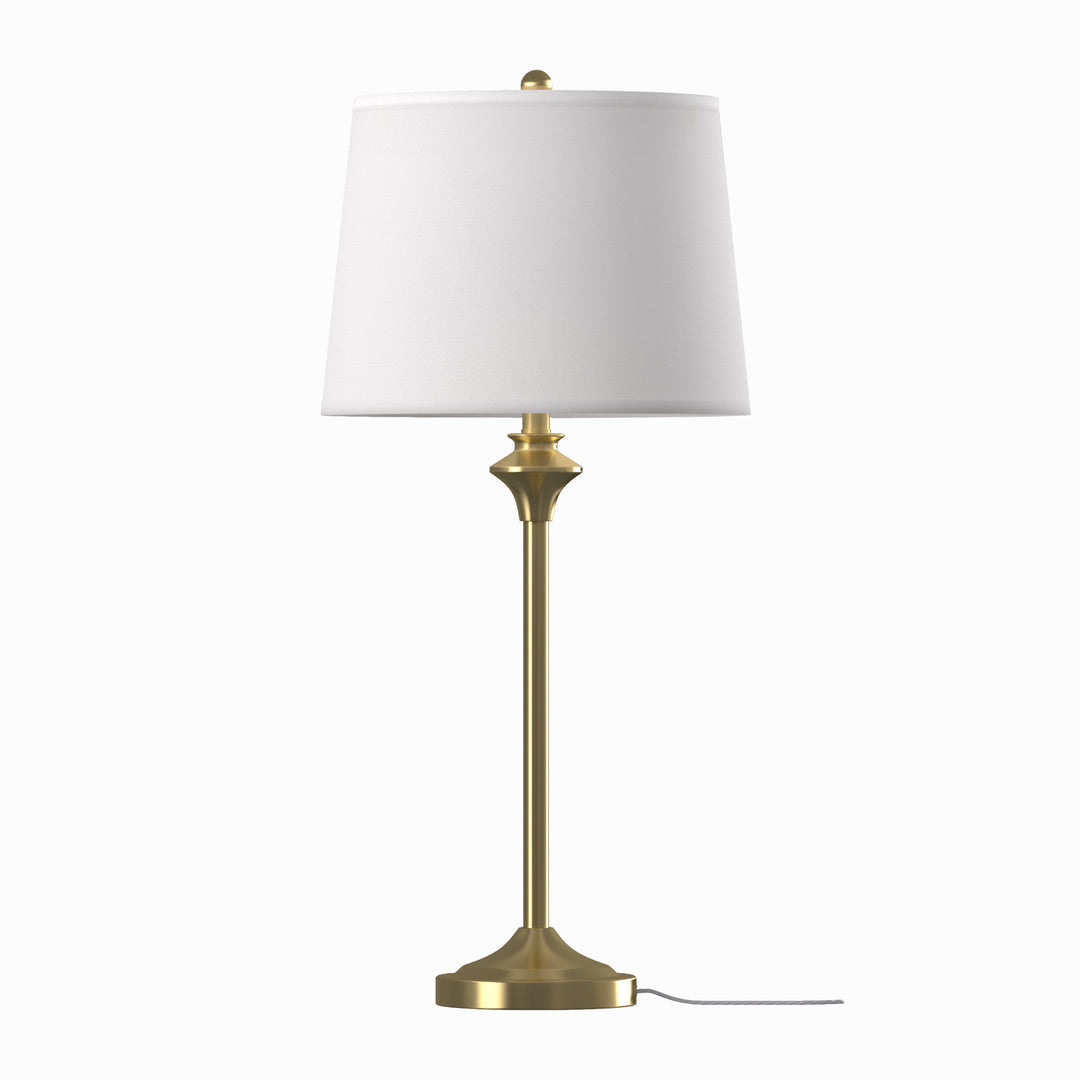 Maxax Metal Buffet Lamp with Oatmeal shade (Set of 2) #T13