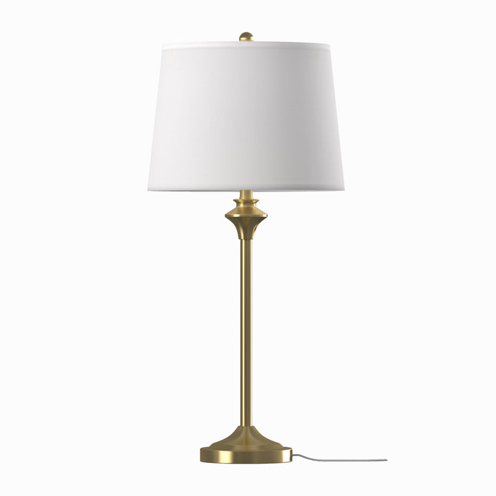 Maxax Metal Buffet Lamp with Oatmeal shade (Set of 2) #T13