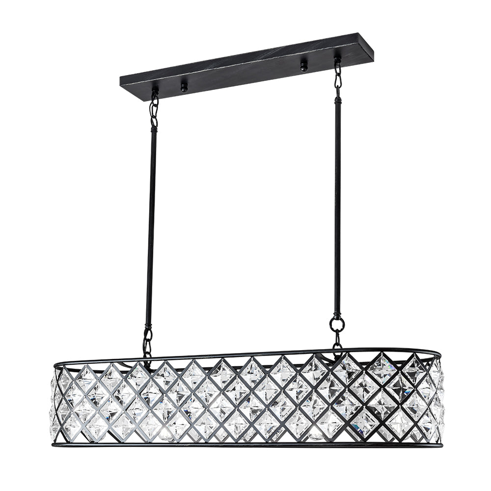 Maxax 5-Light Rectangle Crystal Chandelier #MX19015