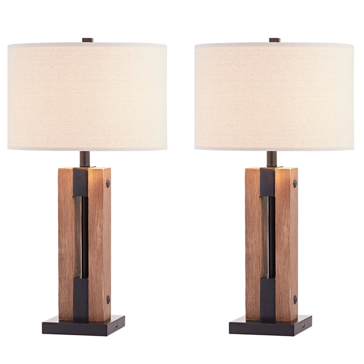 Maxax Resin USB Table Lamp (Set of 2)