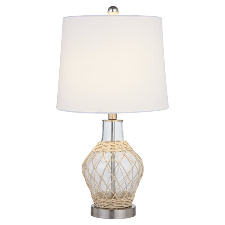 Maxax 22in Glass Coastal Nautical Table Lamps #T97-CL-S