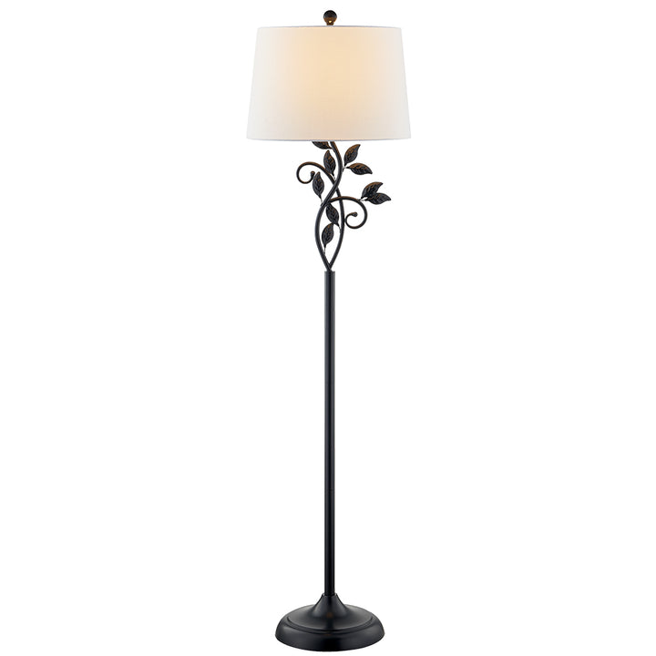 62" Farmhouse Iron Floor Lamp with 3 Way Dimmable Rotary Switch Standing Lamp for Living Room Bedroom #F04