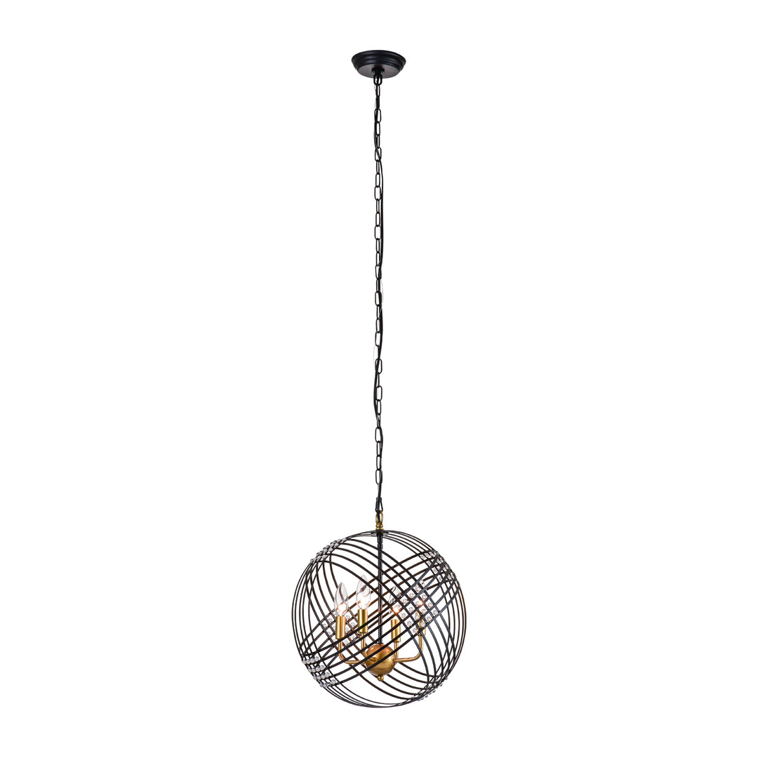 Maxax 4 - Light Unique/Statement Globe Pendant #MX19043-4-P