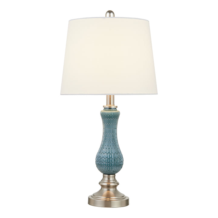 Maxax 23in Light Blue Bedside Lamp Set of 2 #T93