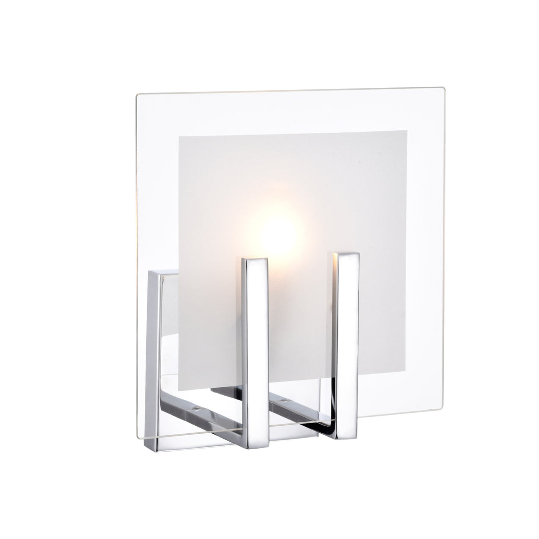 Maxax 1 - Light Dimmable Chrome Wall Sconce (Set of 2) #19157