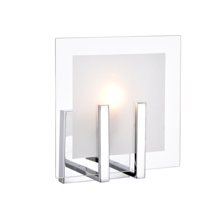 Maxax 1 - Light Dimmable Chrome Wall Sconce (Set of 2) #19157