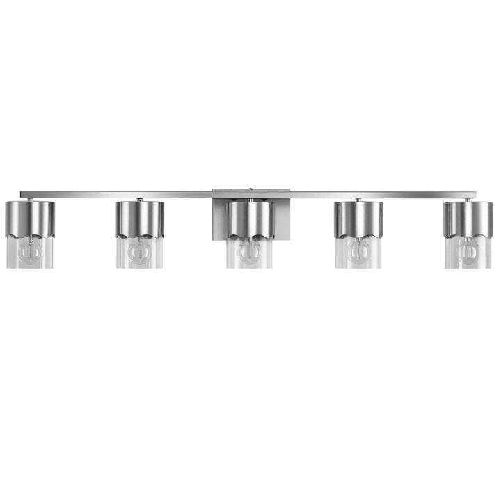 Lumin 3-light Dimmable Vanity Light With Scalloped Metal Shade