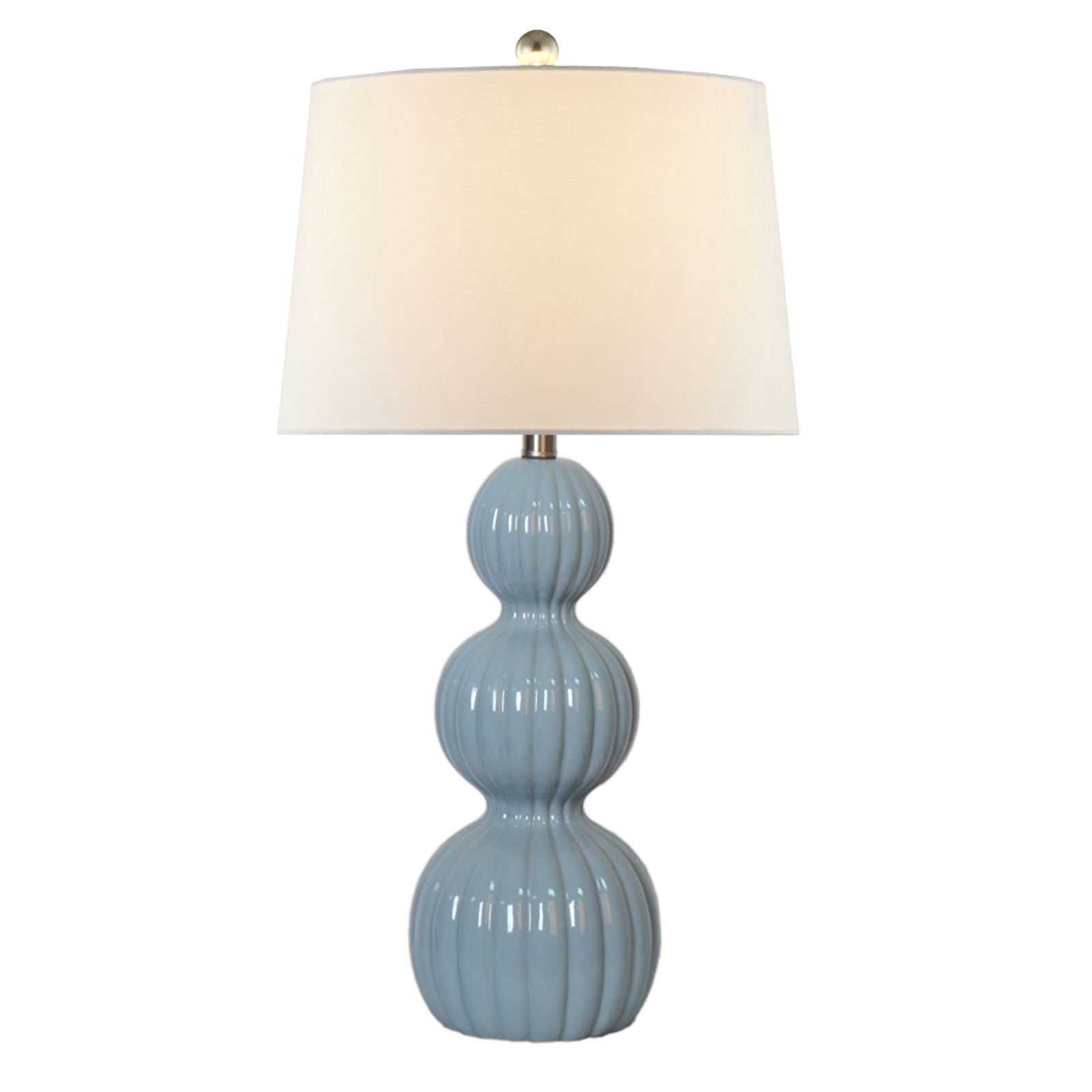 Maxax Blue Ceramic Table Lamps Set of 2，28