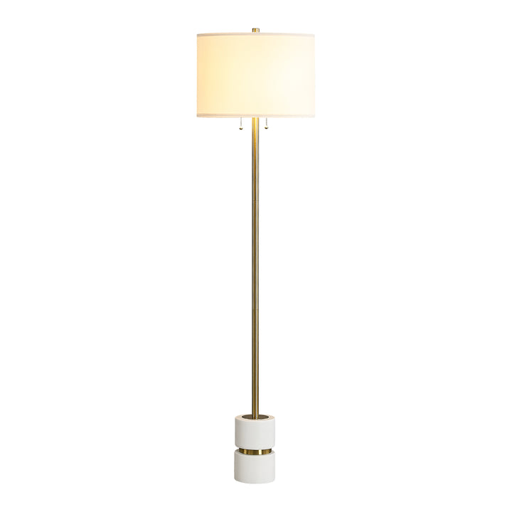 65'' Polished Traditional Floor Lamp #F152