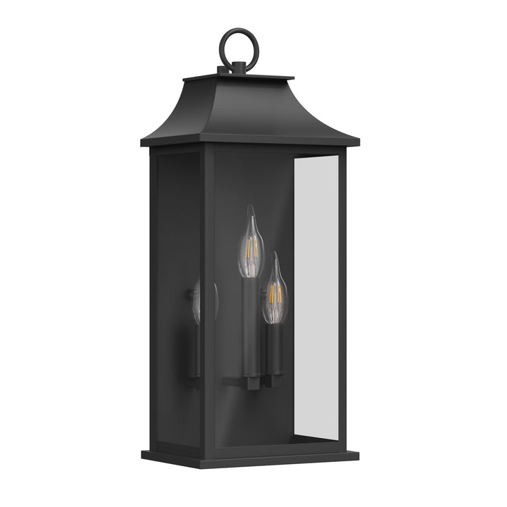 Maxax Dusk to Dawn Outdoor Wall Lights 3-Light, Oil Rubbed Bronze Exterior Lighting Fixtures, 25" Large Outdoor Wall Sconce, Waterproof Outside Wall Lantern for Porch Patio Garage #7076-3BR