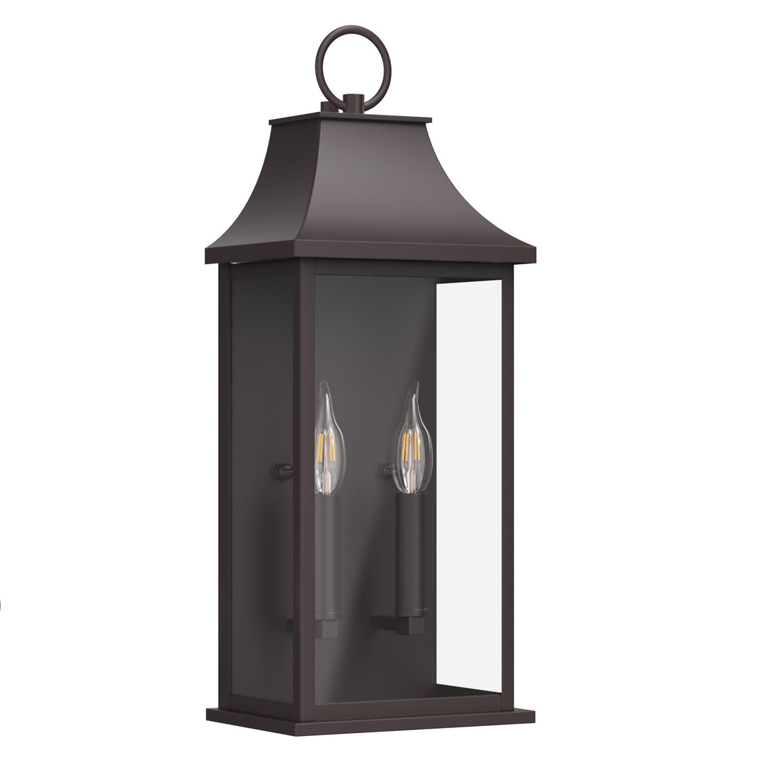 Maxax Dusk to Dawn Outdoor Wall Lights 3-Light, Oil Rubbed Bronze Exterior Lighting Fixtures, 25" Large Outdoor Wall Sconce, Waterproof Outside Wall Lantern for Porch Patio Garage #7076-3BR