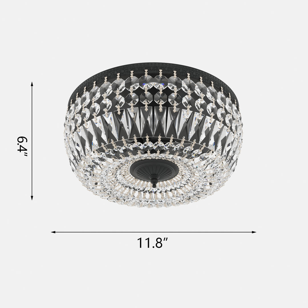 Maxax Crystal Flush Mount #19213-3BR