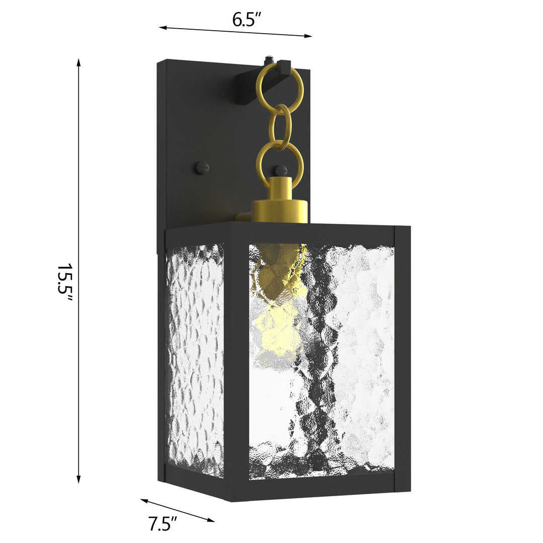 Maxax Dusk-to-dawn Wall Light #7021-1BK