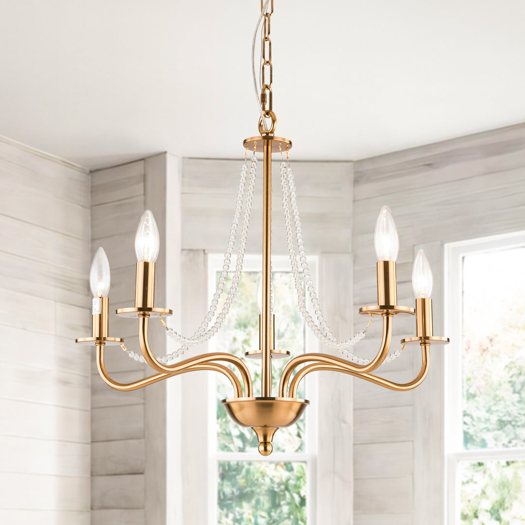 5 - Light Dimmable Classic / Traditional Chandelier #29003