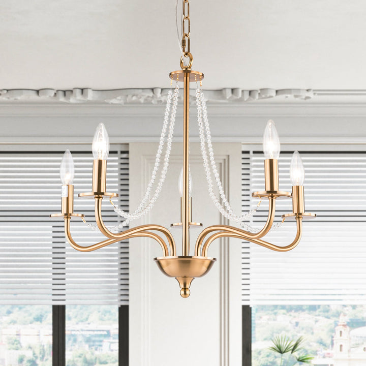 5 - Light Dimmable Classic / Traditional Chandelier #29003