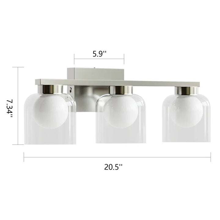 3 - Light Dimmable LED Vanity Light