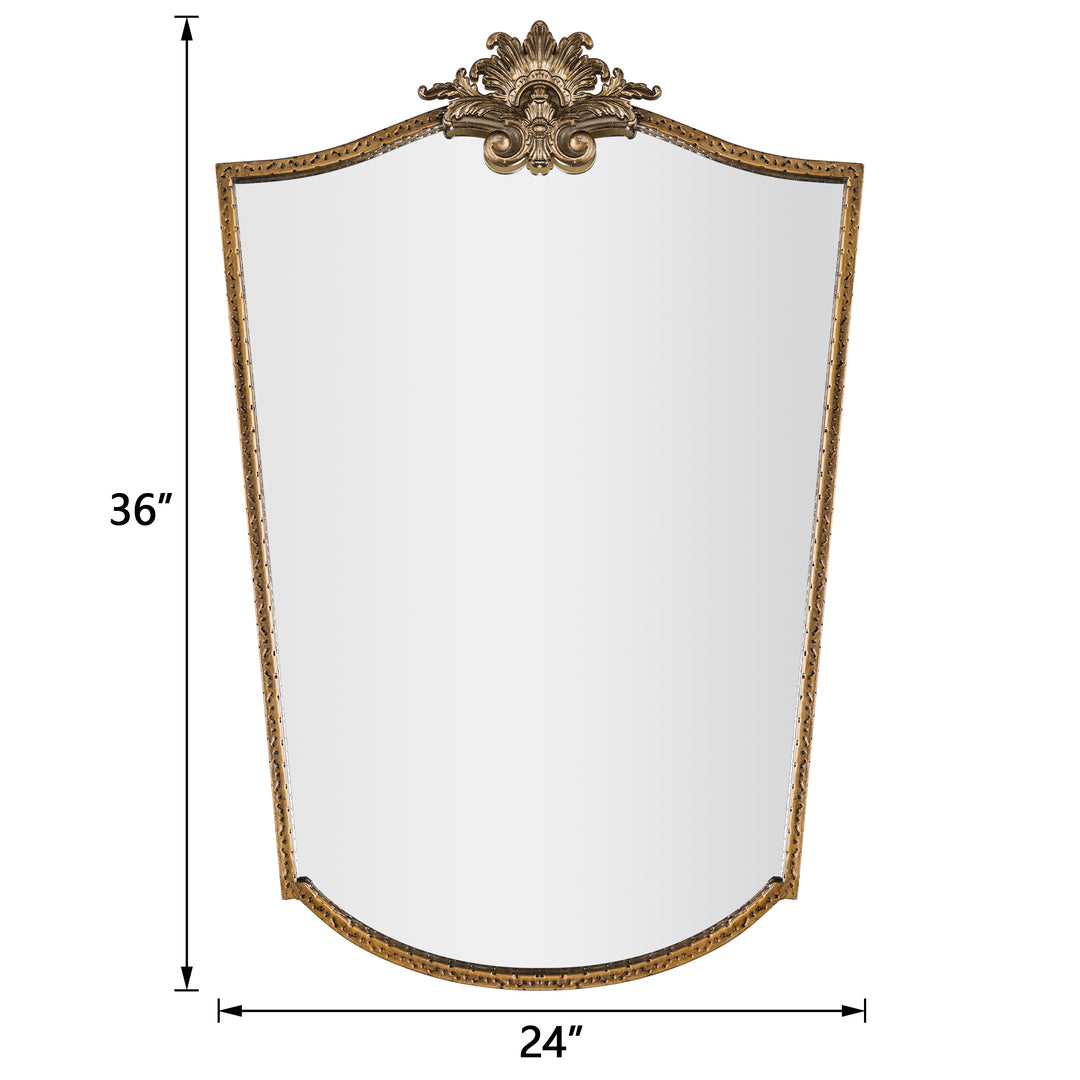 Opulence Vintage Asymmetrical Decorative Wall Mirror Accent Mirror #31006