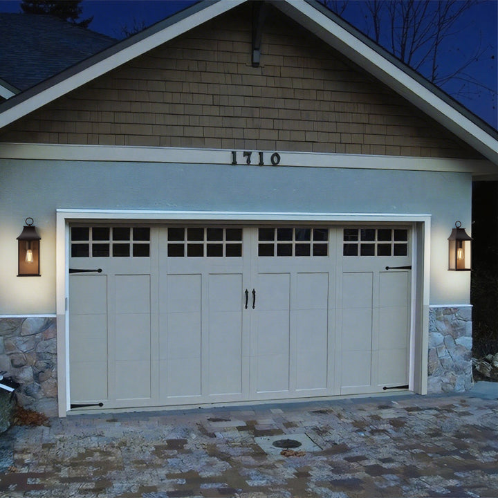 Maxax Dusk to Dawn Outdoor Wall Lights 3-Light, Oil Rubbed Bronze Exterior Lighting Fixtures, 25" Large Outdoor Wall Sconce, Waterproof Outside Wall Lantern for Porch Patio Garage #7076-3BR