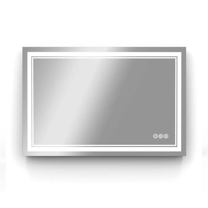 Elevate Home Modern Frameless Anti-Fog LED Dimmable Bathroom Vanity Mirror #MXML