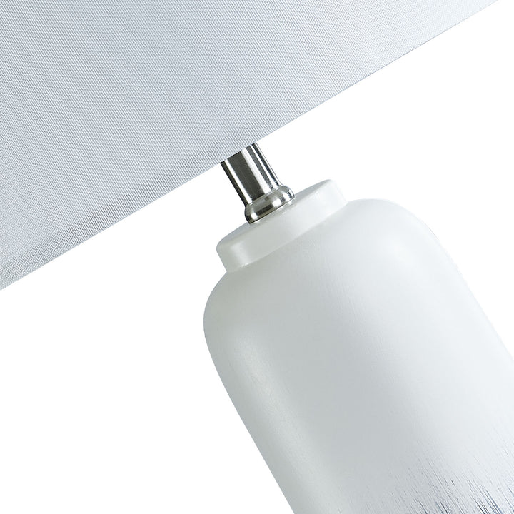 23.5" Chanise Ceramic Table Lamp For Living Room/Bedroom (Set of 2) #T198