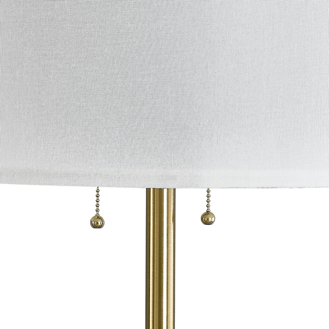 65'' Polished Traditional Floor Lamp #F152