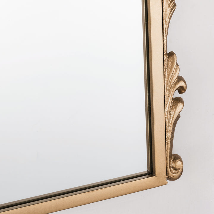 Vintage Style Metal Flat Decorative Wall Mirror #31013
