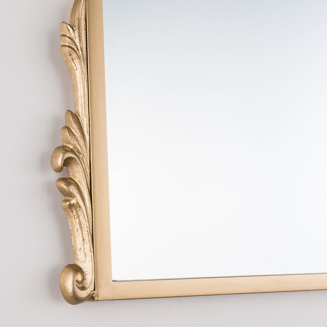 Vintage Style Metal Flat Decorative Wall Mirror #31013