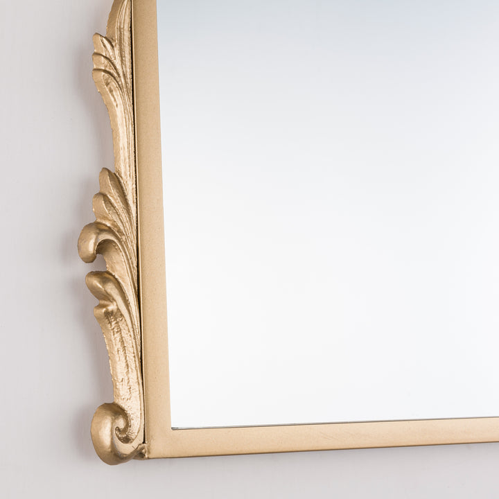 Vintage Style Metal Flat Decorative Wall Mirror #31013