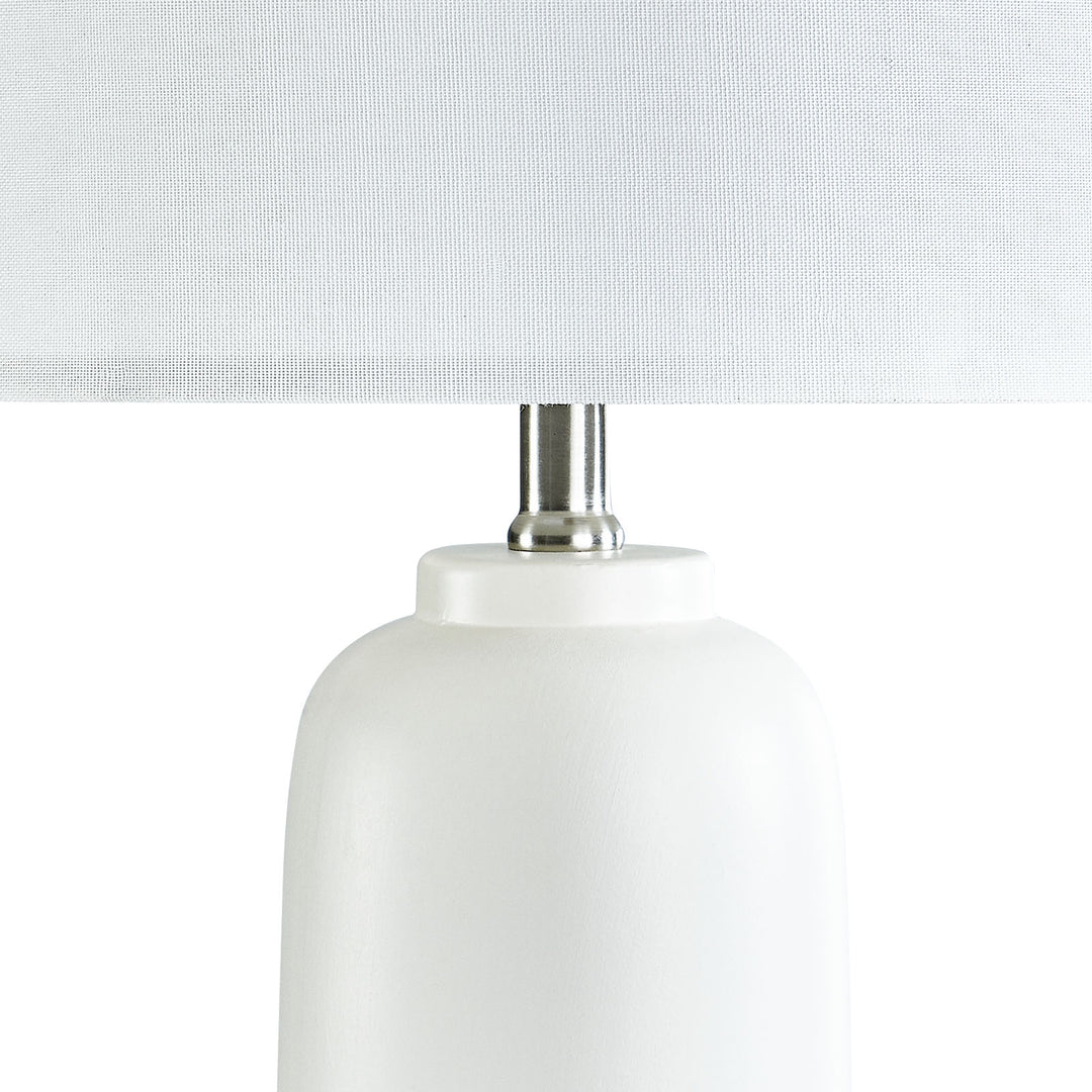 23.5" Chanise Ceramic Table Lamp For Living Room/Bedroom (Set of 2) #T198