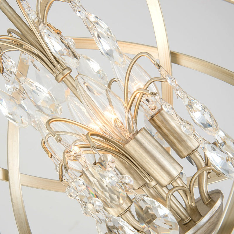 Maxax 4 - Light Golden Globe Recessed Ceiling Light 