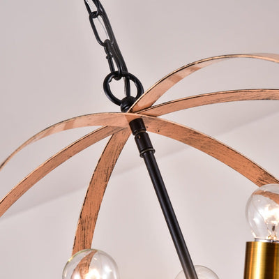 Maxax 12 - Light Dimmable Lantern Globe Chandelier #MX19060-12-P