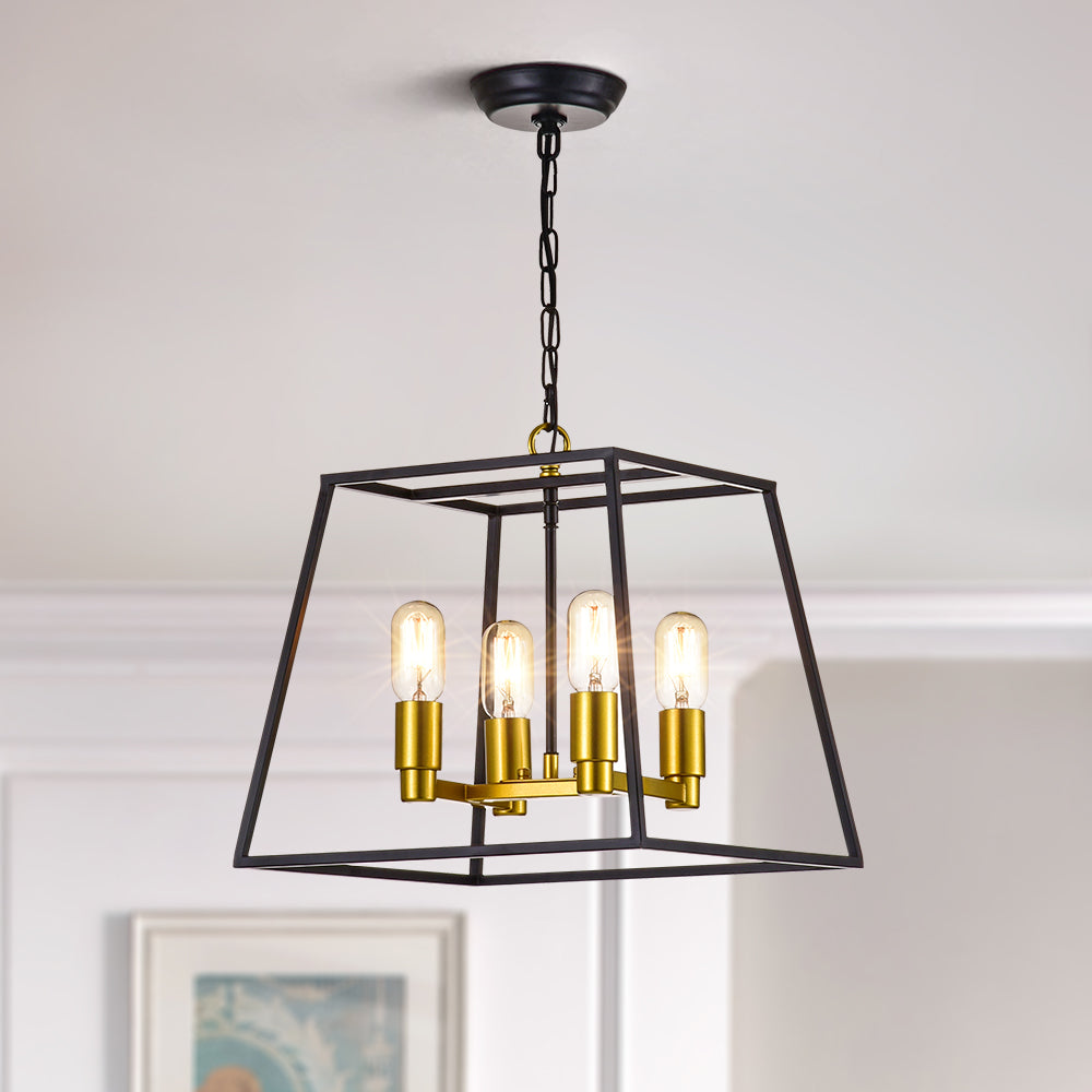 Maxax 4 - Light Lantern Geometric Chandelier #MX19074