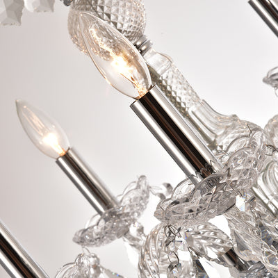 Maxax 5 - Light Candle Style Classic Crystal Chandelier #MX19051-5-P