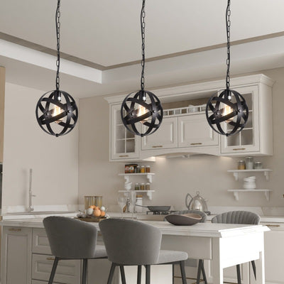 kitchen globe pendant lighting