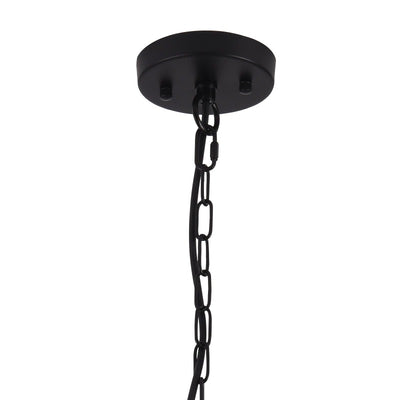 Maxax 1 - Light Single Black Globe Pendant #MX21016-1BK
