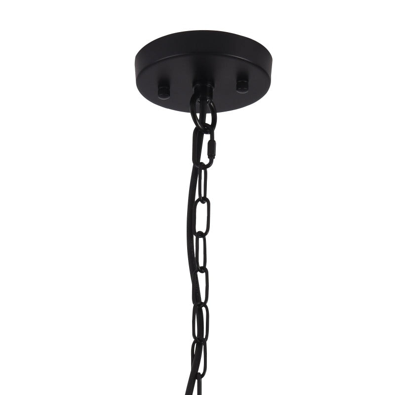 Maxax 1 - Light Single Black Globe Pendant 